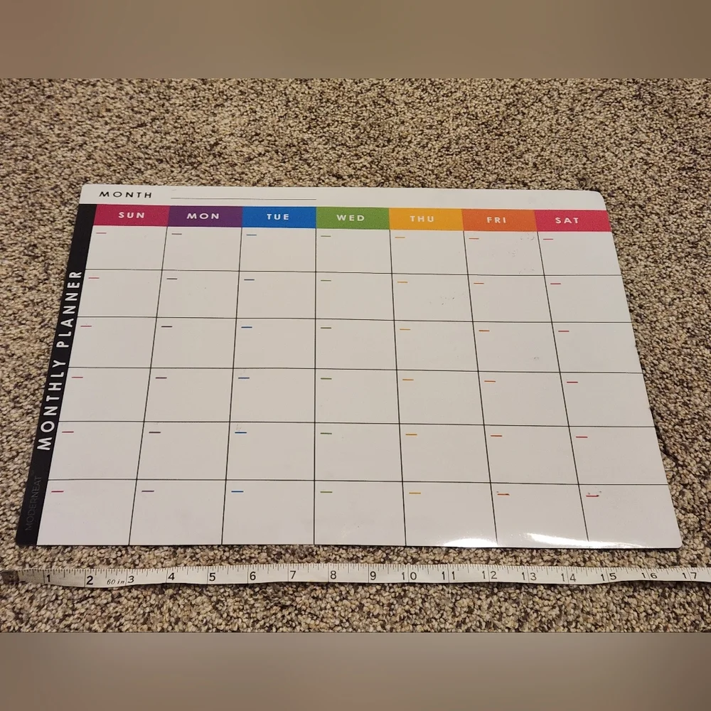 Magnetic Monthly Planner for Home